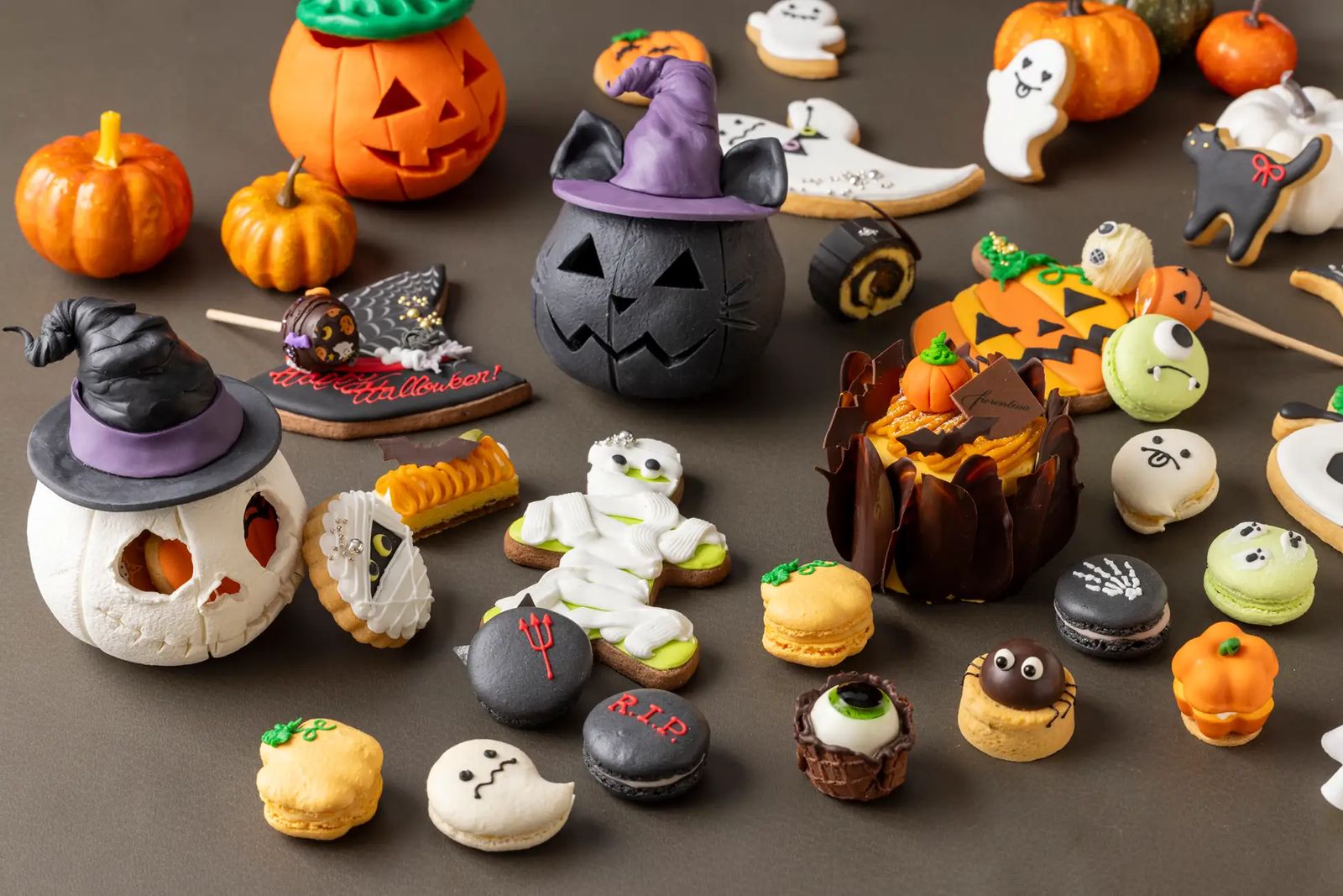 ハロウィン☆仲良しドクロさんケーキ