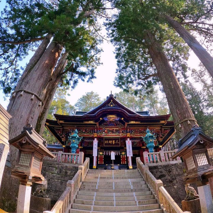 三峰神社 三峯神社 お守り 2体セット 選べる4色 不味