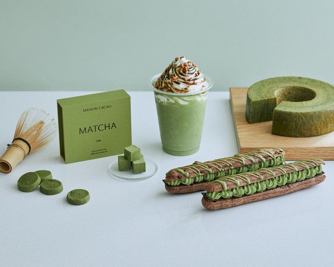 【終了】抹茶・ほうじ茶スイーツを堪能。新茶の時期に合わせ「MAISON CACAO」にて販売