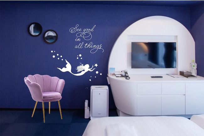 今日から マーメイドが過ごす海の世界でお泊まり 浦安にて マーメイドルーム 宿泊プラン開始 Retrip リトリップ