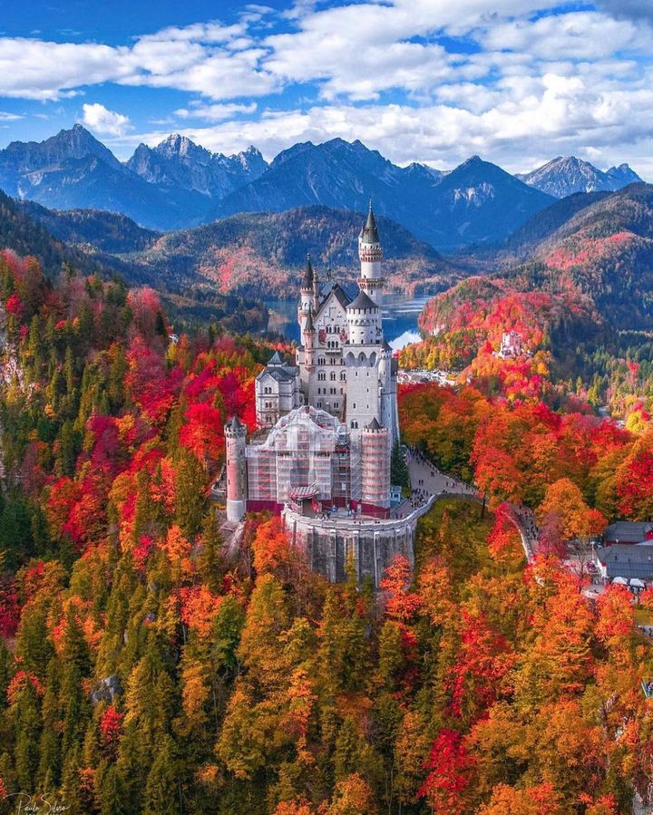 水晶画】世界の名画 ロバート・ウッド 10月の朝 風景画 秋景色 風景画