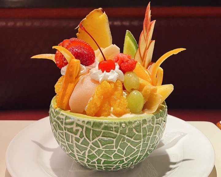 レトロ純喫茶 プリンアラモード 食品サンプル（東京】絶品の