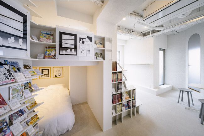 マンガに没入できるサウナ付ホテル。「MANGA ART ROOM, JIMBOCHO」オープン