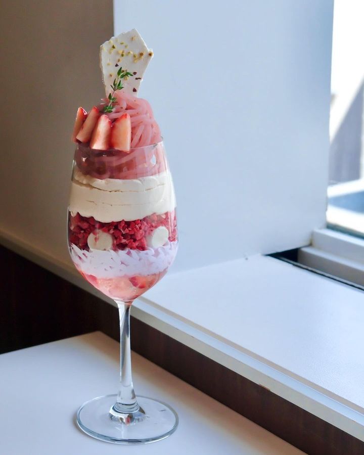 ドライフラワー グラス＊パフェ アジアン 見惚れるほど美しい。パフェ