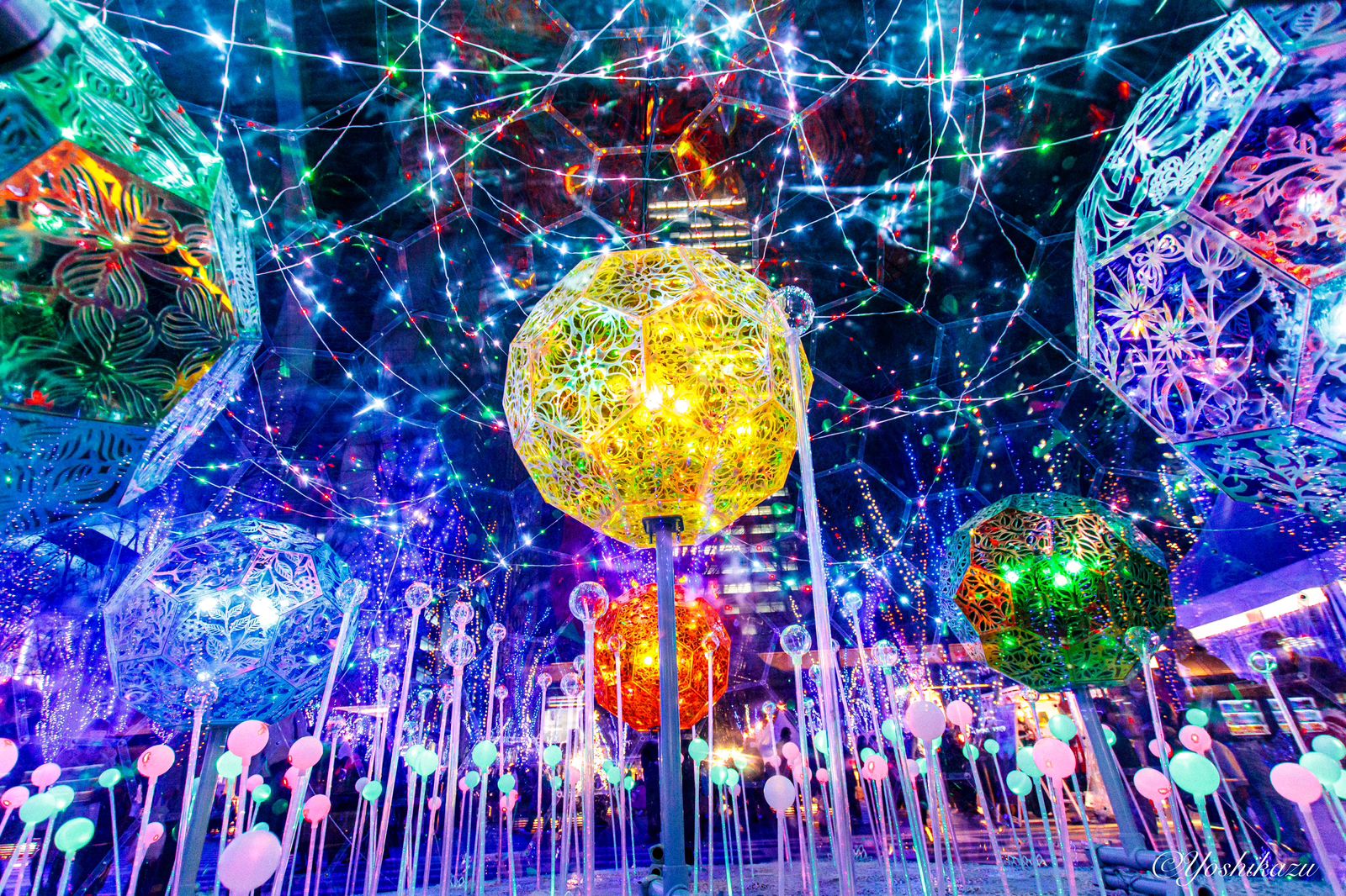 サンタとそのともだちのLEDライト♡イルミネーションサンタトナカイ4体